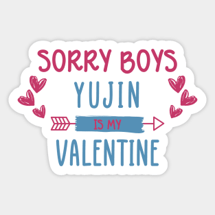 Sorry Boys Yujin Is My Valentine ZEROBASEONE Sticker